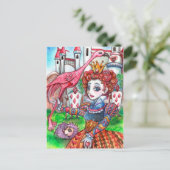 Carte Postale Le temps de golf de la Reine Rouge (Debout devant)