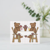 Carte Postale Le temps de Teddy Bear pour la limonade (Debout devant)