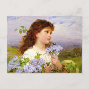 Carte Postale Le temps des Lilacs par Sophie Anderson