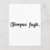 Carte Postale Le temps vole. (Devant)
