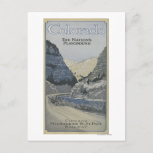 Carte Postale Le terrain de jeu de la nation