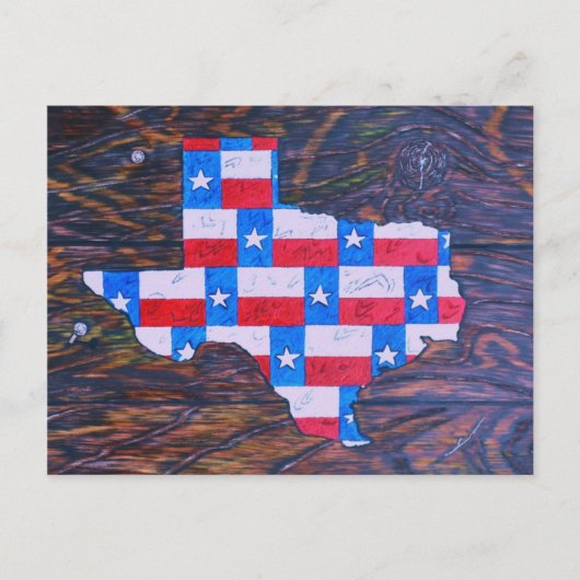 Carte Postale Le Texas est grand (Devant)