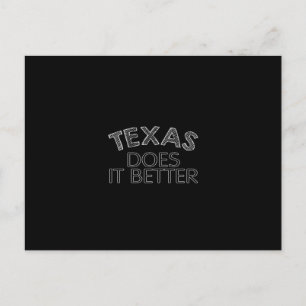 Carte Postale Le Texas fait mieux
