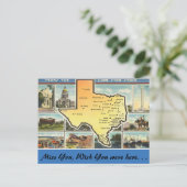 Carte Postale Le Texas, l'État étoilé (Debout devant)