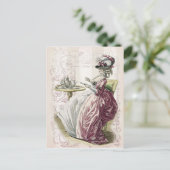 Carte Postale Le thé de l'après-midi ! (Debout devant)