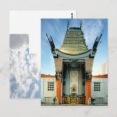 Carte Postale Le théâtre chinois de Grauman (Devant / Derrière)