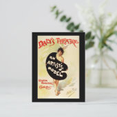 Carte Postale Le Théâtre de Julius Price Daly Un modèle d'artist (Debout devant)