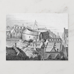 Carte Postale Le Théâtre du Premier Globe ou le Théâtre Rose