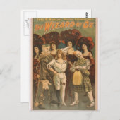 Carte Postale Le Théâtre Rétro du Magicien d'Oz (Devant / Derrière)