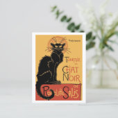 Carte Postale Le Théophile de la publicité pour le chat noir Ste (Debout devant)