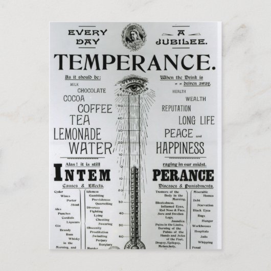 Carte Postale Le thermomètre du Jubilé de Diamant (Devant)