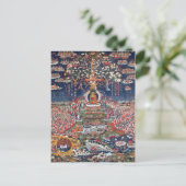 Carte Postale Le Tibet central Amitabha, le Bouddha de l'Ouest (Debout devant)