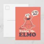 Carte Postale Le Tickle Me Elmo Original (Devant / Derrière)