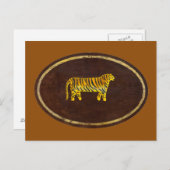 Carte Postale Le tigre 2009 (Devant / Derrière)