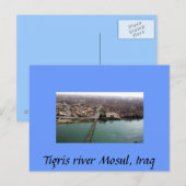 Carte Postale Le Tigre Mossoul, Irak (Devant / Derrière)