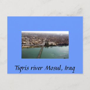 Carte Postale Le Tigre Mossoul, Irak