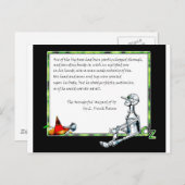 Carte Postale Le Tinman (Devant / Derrière)