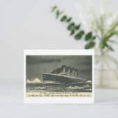 Carte postale LE TITANIQUE 'Parmi les icebergs' en (Debout devant)