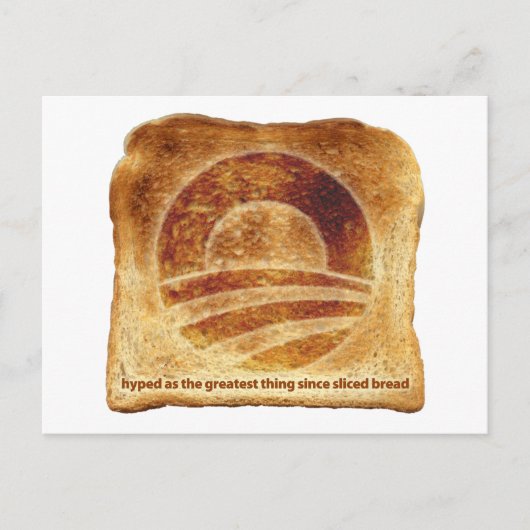 Carte Postale Le toast d'Obama (Devant)