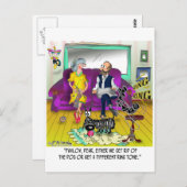 Carte Postale Le ton de l'anneau de Pavlov (Devant / Derrière)