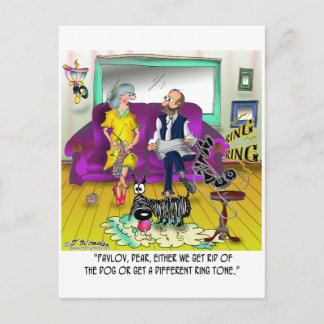 Carte Postale Le ton de l'anneau de Pavlov