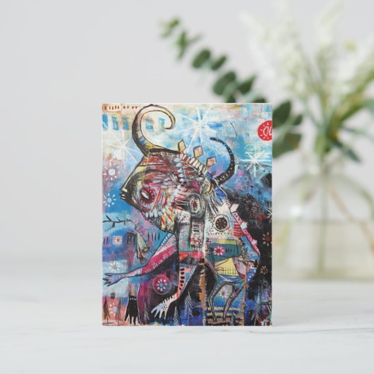 Carte Postale le torontois devient un lion (Debout devant)