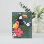 Carte Postale Le Toucan tropical en pleine nature (Debout devant)