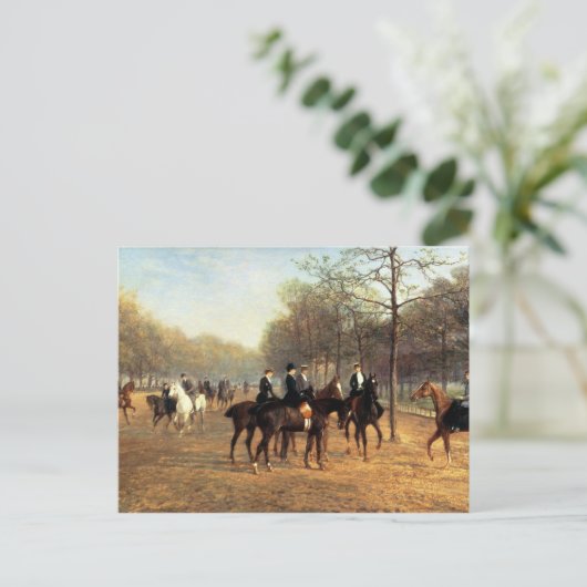 Carte Postale Le tour de matin, rangée putréfiée, Hyde Park, (Debout devant)