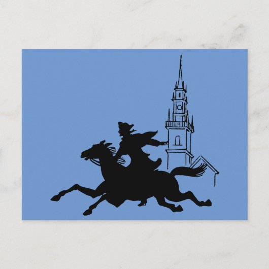 Carte Postale Le tour de Paul Revere (Devant)