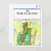 CARTE POSTALE LE TRAIL CLUB 2022 (Devant / Derrière)