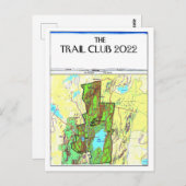 CARTE POSTALE LE TRAIL CLUB 2022 (Devant / Derrière)