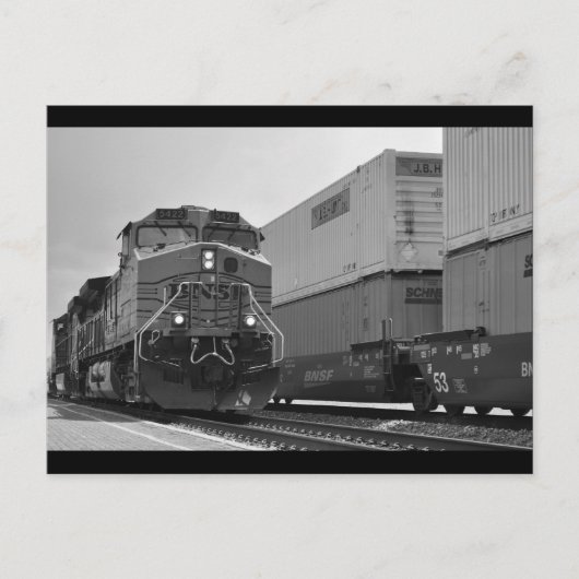 Carte Postale Le train (Devant)