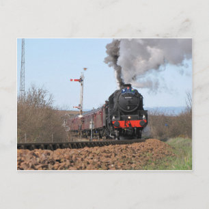 Carte Postale Le train à vapeur Great Britain III