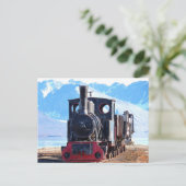 Carte Postale Le train le plus au nord du monde, Svalbard (Debout devant)