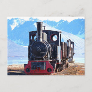 Carte Postale Le train le plus au nord du monde, Svalbard