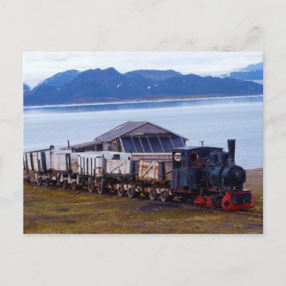 Carte Postale Le train le plus au nord du monde, Svalbard