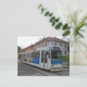 Carte Postale Le tram à Trondheim, "Graakallbanen" (Debout devant)