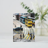 Carte Postale Le tramway de Hong Kong (Debout devant)