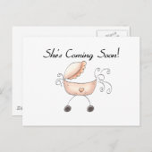 Carte Postale Le transport qu'elle vient bientôt (Devant / Derrière)