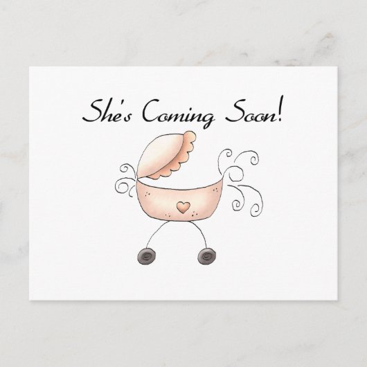 Carte Postale Le transport qu'elle vient bientôt (Devant)