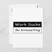 Carte Postale Le travail craint (Devant / Derrière)