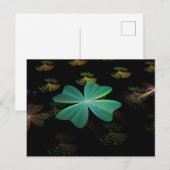 Carte Postale ☼ Le trèfle à quatre feuilles ☼ (Devant / Derrière)