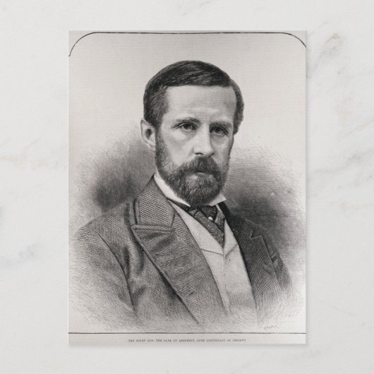 Carte Postale Le Très Honorable. Le comte d'Aberdeen (Devant)