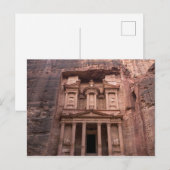 Carte Postale Le Trésor de Petra (Devant / Derrière)
