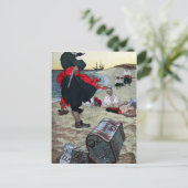 Carte Postale Le trésor du pirate (Debout devant)