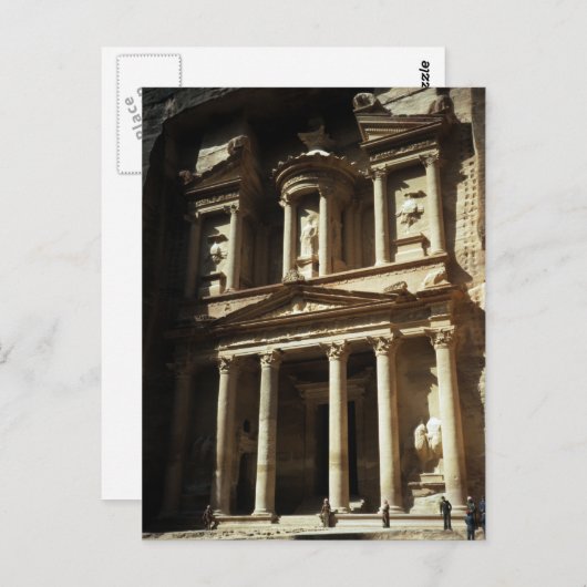 Carte Postale Le Trésor, Petra (Devant / Derrière)