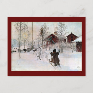 Carte Postale Le triage avant et la maison de lavage dans la nei