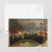 Carte Postale Le triage de la volaille par Henri Rousseau (Devant / Derrière)
