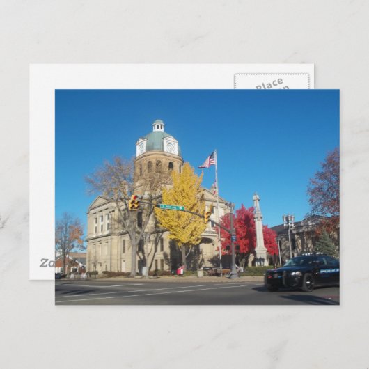 Carte Postale Le tribunal (Devant / Derrière)