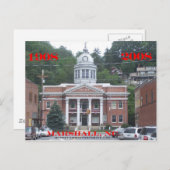 Carte Postale Le tribunal du comté de Madison (Devant / Derrière)